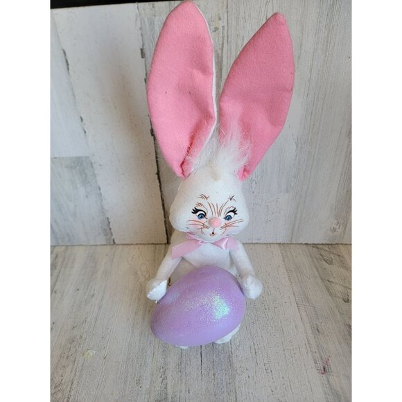 Annalee Mobility doll Big Ear bunny egg spring home decor - Picture 1 of 7